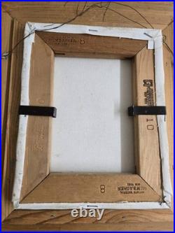 Vtg. Original framed oil painting on canvas. Pewter objects still life. Signed Vtg. Original framed oil painting on canvas. Pewter objects still life. Signed