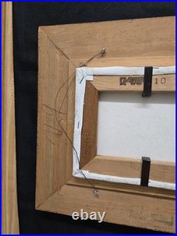 Vtg. Original framed oil painting on canvas. Pewter objects still life. Signed Vtg. Original framed oil painting on canvas. Pewter objects still life. Signed