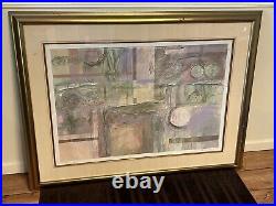 Vtg Patricia Beatty A Most Unique Love'91 Signed Original Painting Art Deco