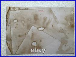 WALT DISNEY drawing and painting on old paper signed stamped vintage