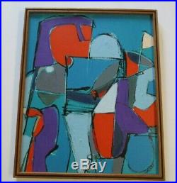 Walker Vintage Contemporary Modernism Painting Abstract Bold Modernism Cubism