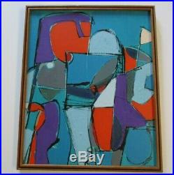 Walker Vintage Contemporary Modernism Painting Abstract Bold Modernism Cubism