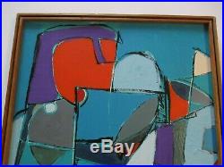 Walker Vintage Contemporary Modernism Painting Abstract Bold Modernism Cubism