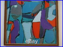 Walker Vintage Contemporary Modernism Painting Abstract Bold Modernism Cubism