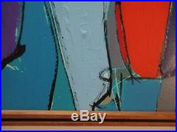 Walker Vintage Contemporary Modernism Painting Abstract Bold Modernism Cubism