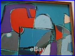 Walker Vintage Contemporary Modernism Painting Abstract Bold Modernism Cubism