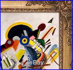 Wassily Kandinsky Original Signed Vintage Painting Rare No Print