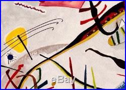 Wassily Kandinsky Original Signed Vintage Painting Rare No Print