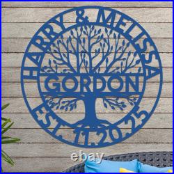 Wedding Anniversary Sign w Names & Date