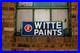 Witte Paints Sign Vintage Tin Advertising Signage 1950s ORIGINAL Hardware Store