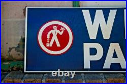 Witte Paints Sign Vintage Tin Advertising Signage 1950s ORIGINAL Hardware Store