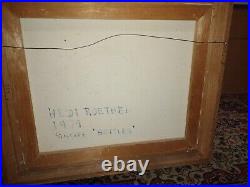 Wonderful Vintage Oil Painting Still-life Vintage Framed Signed Colorful